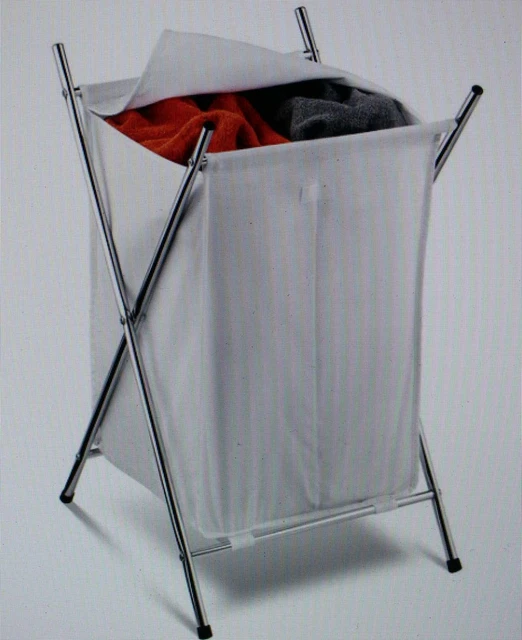 Honeycando Chrome Double Hamper Silver