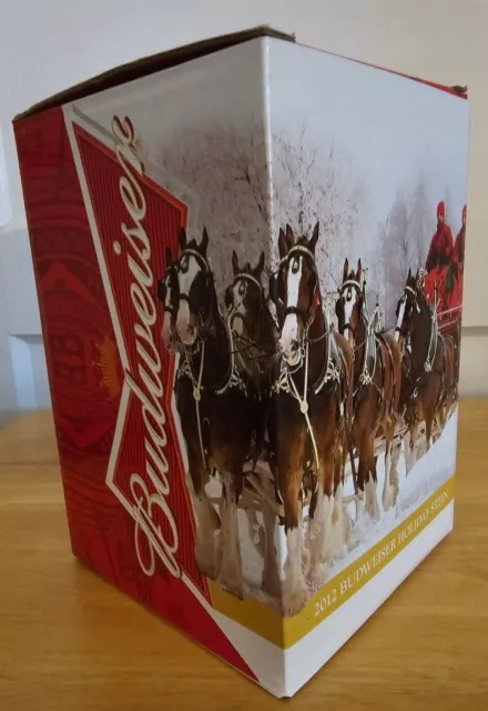 2012 Budweiser Holiday Stein Christmas Beer Mug Anheuser Busch NEW IN BOX - MINT