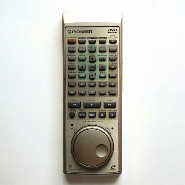 【動作保証】CU-DV012 Pioneer DVL-909用リモコン リモコン PIONEER/パイオニア CU-DV012 DVL-909 LDプレーヤー