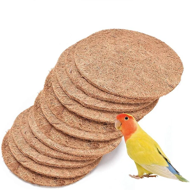Breeding Eggs Breathable Nest Mat Palm Sheet Pigeon Carpet Bird Nesting Pads