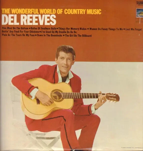 LP DEL REEVES The Wonderful World Of Country Music NEAR MINT Sunset ...