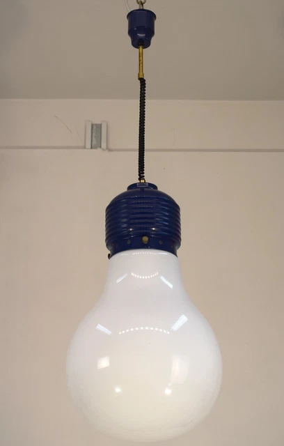Lampadario Stilux, 1 luce, Italia, anni '70.