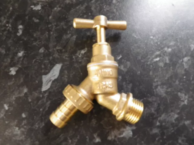 Garden Tap Hose Union Bib Tap 1/2". Out Door Brass
