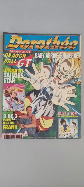 Grand Poster Dragon Ball Z Dorothée magazine Manga Vegeta Videl vintage
