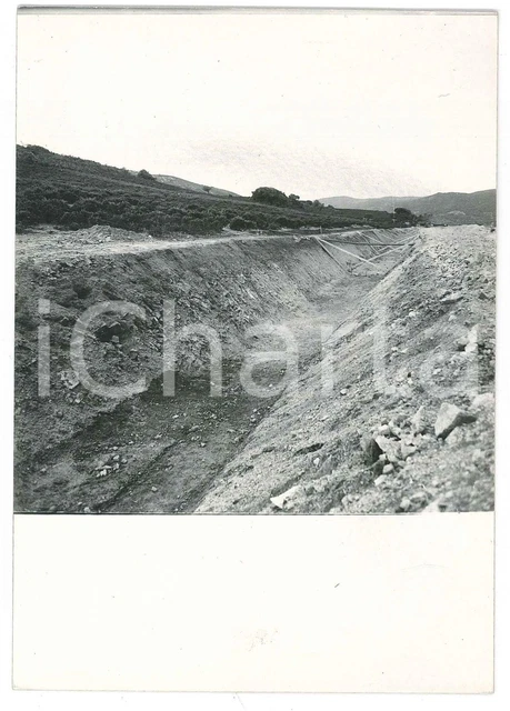1965 ca SARDEGNA GALLURA Canale AGNATA - Scavo *Foto 10x15 cm (7)