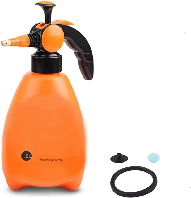 0.5Gallon Garden Pump Sprayer, Hand-Held Lawn & Garden Pressure Water Spray Bott