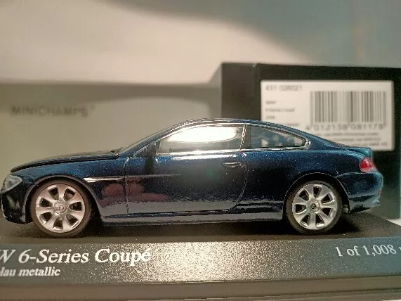 Extremely Rare Minichamps 1/43 Scale 2006 Bmw 6-Series Coupe (E64) Superb Nla