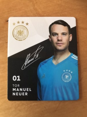REWE DFB SAMMELKARTEN Fußball WM 2022 Qatar Nr. 1: Manuel Neuer EUR 1