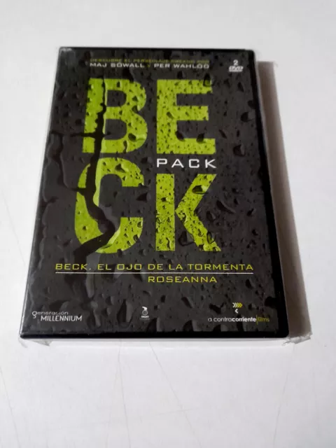 Dvd "Beck El Ojo De La Tormenta / Roseanna" 2Dvd Como Nuevo Maj Söwal Per Waglöö