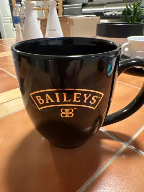 Baileys Irish Cream Liqueur Whisky  Tea Coffee Mug Cup Ceramic Black