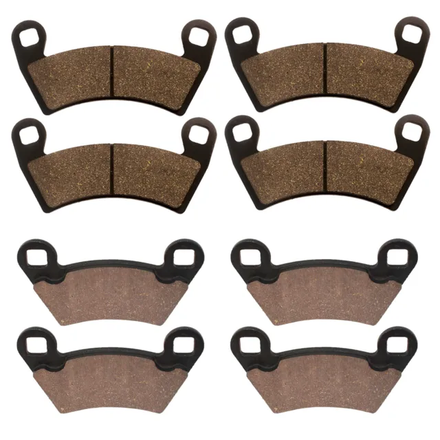 Caltric Front and Rear Brake Pads for Polaris Sportsman ACE325 570 2014-2016