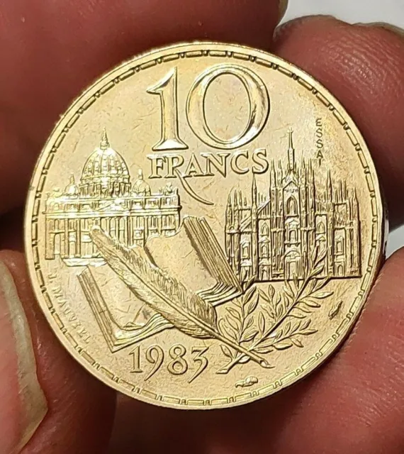 ESSAI 10 francs 1983 Stendhal Tranche B - Cupro-nickel