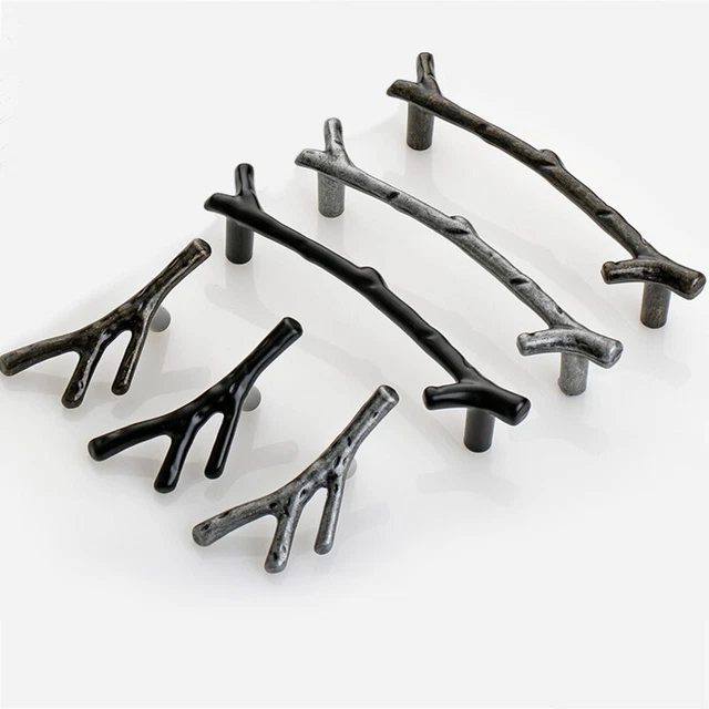 Tree Branch Kitchen Cabinet Handles Drawer Knobs Door Pulls Furniture Hardware
