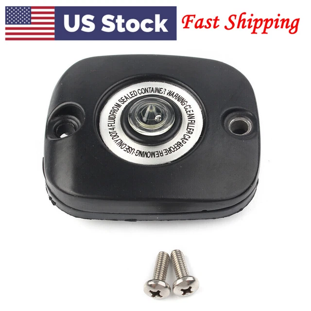 Fit Harley XL Touring Softail Dyna 96-03 Black Front Brake Master Cylinder Cover