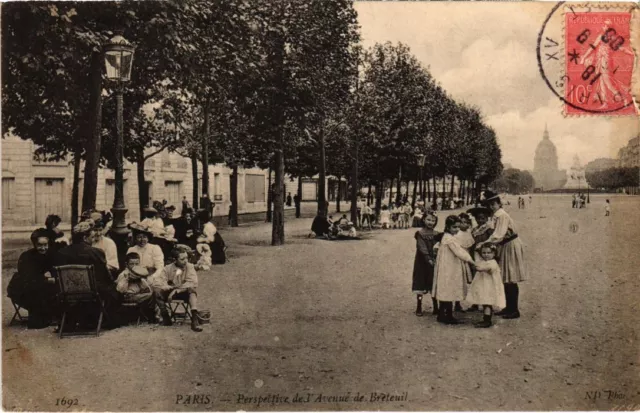 CPA PARIS 7th Perspective Avenue de Breteuil (1247636)