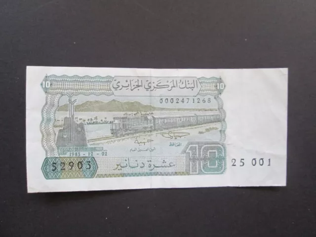 ALGERIE Billet  10 Dinars 1983