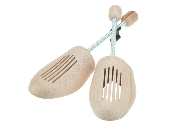 Embauchoires en bois de hêtre, forme chaussures pour femmes et hommes 5 paires 2