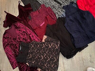 womens clothes bundle, dresses, size 8-10, ladies jumpsuit, playsuit, lace, mini