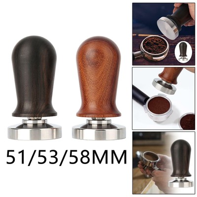 Con tre pendenze inclinate Tamper per caffè intelligente Strumento livellatore 黑色 Base da 58 mm Distributore di caffè da 58 mm Acciaio inossidabile 