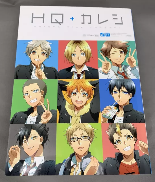 Haikyu Doujinshi Anthology HQ + Kareshi Haikyuu SPIKE Manga Japan