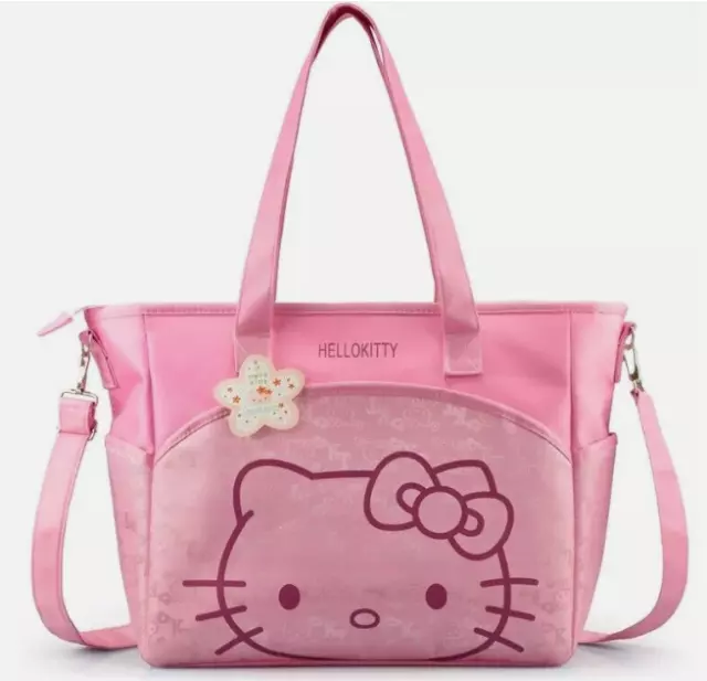 Hello Kitty Mommy Diaper Bag Large Capacity Handbag Travel Shoulder Bag