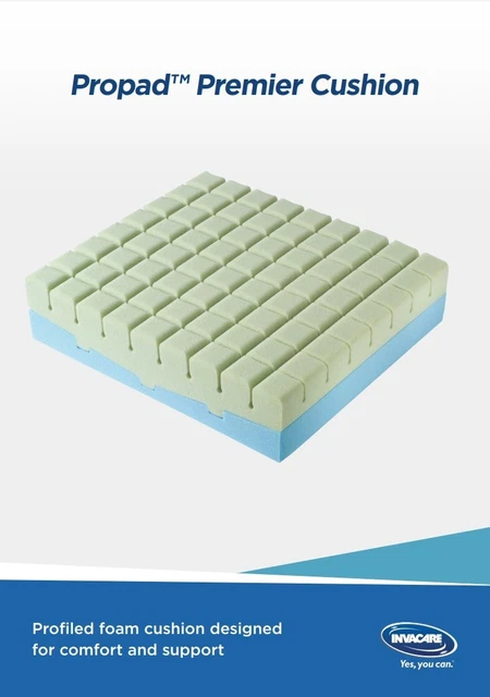 Invacare Propad Premier Druckentlastungskissen 45x40x10cm M350/M750 Blau