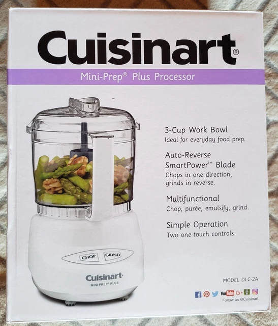 CUISINART MINIPREP FOOD Processor Model DLC2A White Chopper Brand