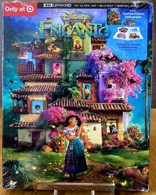 DISNEY'S ENCANTO TARGET Exclusive Region Free 4K UHD, Blu Ray, NEW