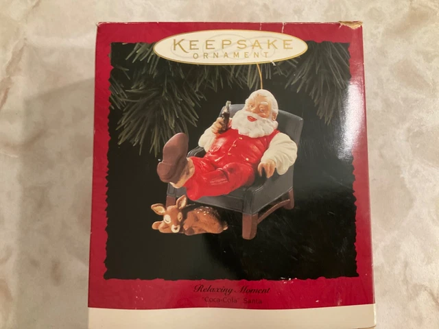 Hallmark Keepsake Ornament “Coca-Cola Santa Relaxing Moment” 1994