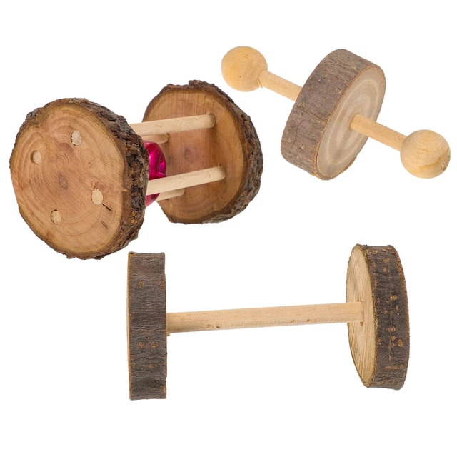 Set Di Giocattoli Per Animali Domestici Legno Melo Denti Criceto