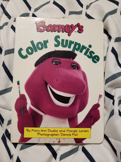 BARNEY'S COLOR SURPRISE Board Book VINTAGE £3.73 - PicClick UK
