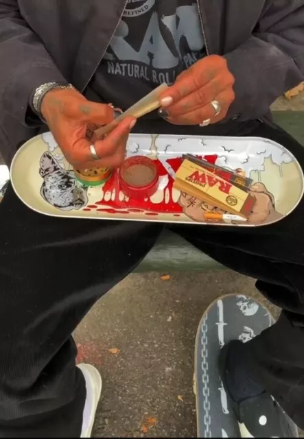 RAW X BOO Skate Deck Rolling Tray Limited Edition (Authentic)