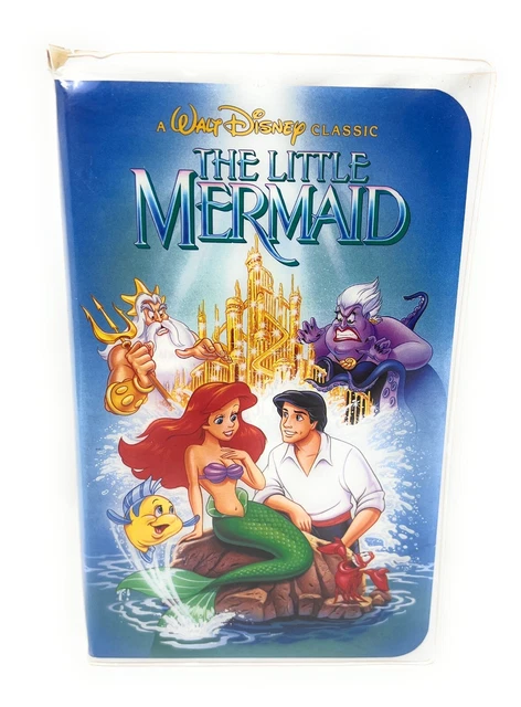 THE LITTLE MERMAID original VHS Disney Black Diamond BANNED Cover Art