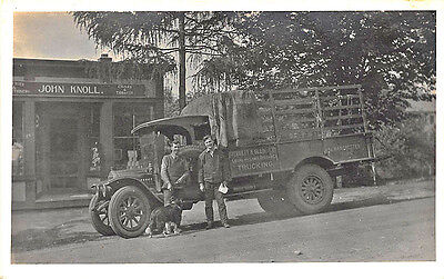 So. Manchester CT Cigar Store Local & Long Distance Delivery Truck RPPC Postcard