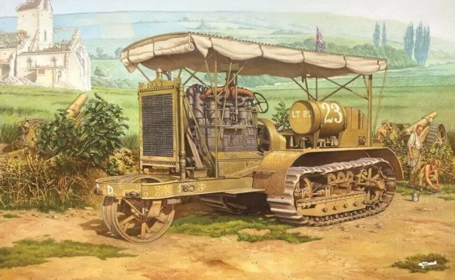 Holt 75 - Ww I Artillery Tractor (British & American Ef Mkgs) #812 1/35 Roden
