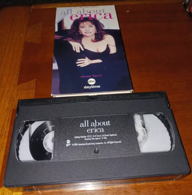 RARE ALL MY Children All about Erica ABC Daytime Soap Opera VHS Tape ...