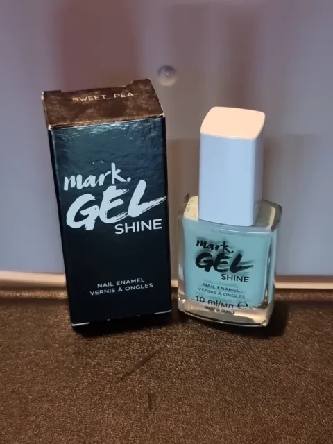 Avon Mark Gel Shine Nail Enamel - Sweet Pea - 10ml New old stock