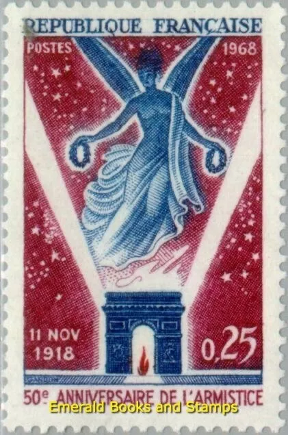 EBS France 1968 - 50th Anniversary Armistice of 1918 - WW1 - YT 1576 - MNH**