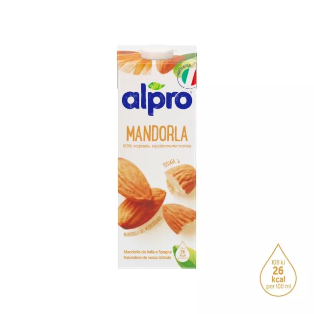 Mandorla drink Alpro Classic mandorla alternativa al latte vegetale 8 x 1 L NUOVO MHD 10/23