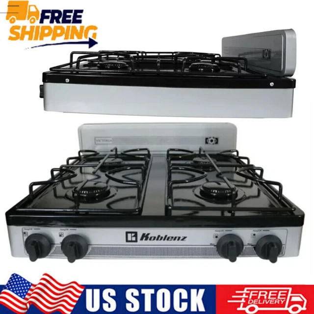 PFK400S OUTDOOR CAMPING Propane Stove 16,000 BTU 4 Burner Stove