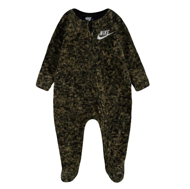 Nike Bambino Tutina Corpo Tuta Intera Mimetico Verde Bianco Neonat