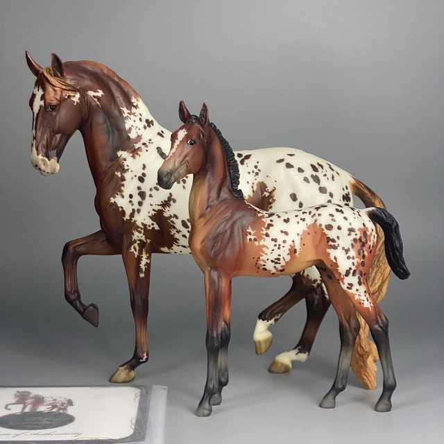 90186 Breyer 2017 Premier Club Carina Selene Lipizzaner Mare & Foal w/COA/Box