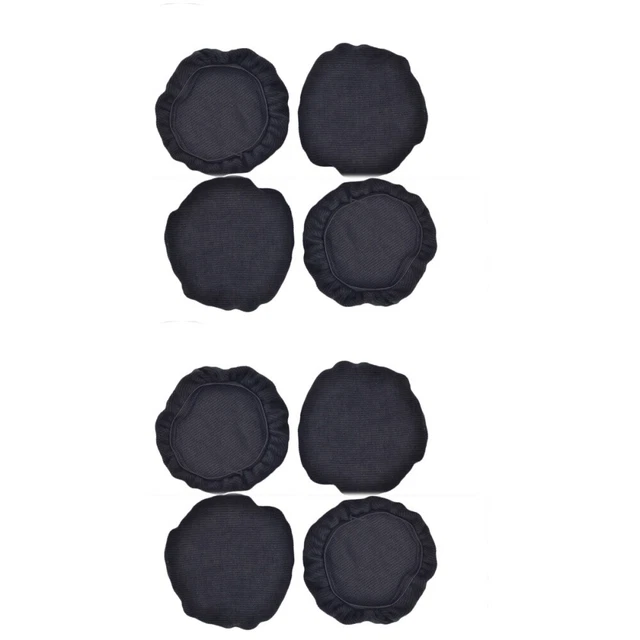 8 pcs Stretchable Fabric Headphone Covers Washable Sanitary Ear Pad Earcup