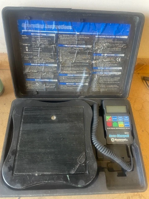 Mastercool 98210-A-Accu Charge II Programmable Refrigerant Scale
