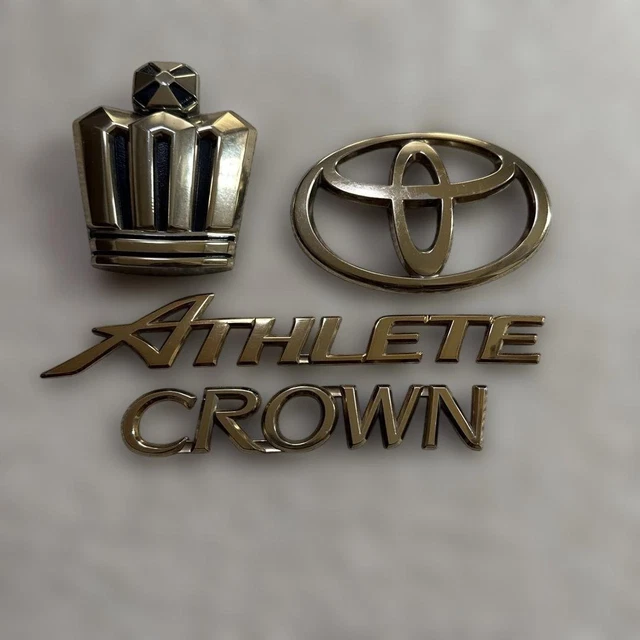 Medusa Emblem Crown Rear Oval Emblem Badge - For Toyota Majesta, Athlete ( UZS186, GRS184, URS206, GRS204) Crown Emblem Badge - Foto 4