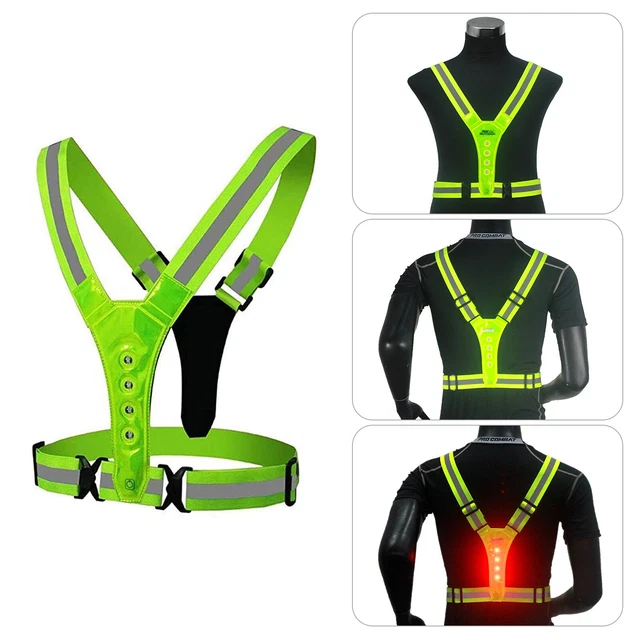 Reflective Vest Running Torch Vest LUMEFIT Running Lights For