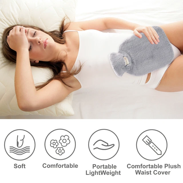 Kits de felpa PVC calentador de mano inyección de agua espesada para inyectar bolsas de calor invierno suministros cálidos