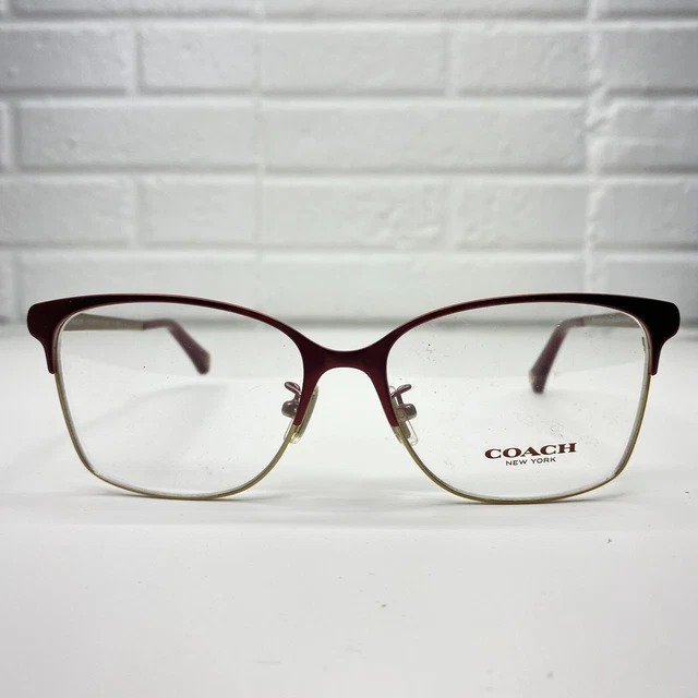 Monturas de gafas Coach dorado rojo para mujer HC 5048 9167 Olivia 52-15-135 20060