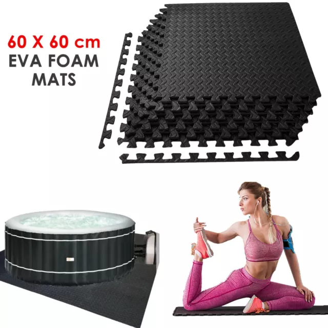 Extra Thick Gym Flooring Interlocking Floor Mats Eva Soft Foam Mat Yoga Tiles