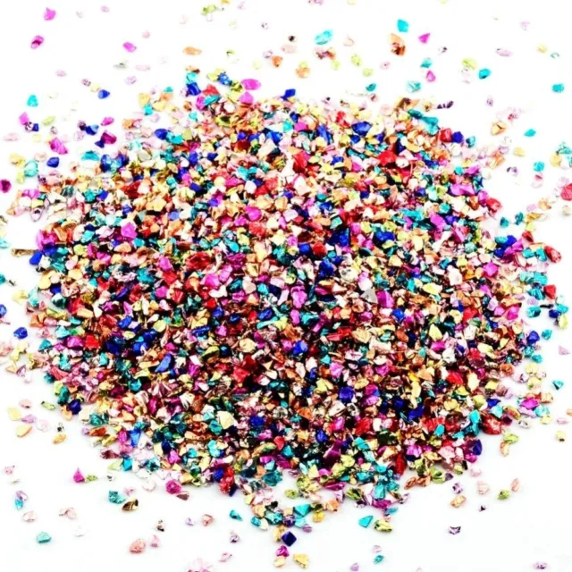 Crushed Glass Crushed Glass for Crafts Crushed Glass  Resin Craft Supplies